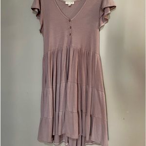 Pastel mauve See You Monday dress, size L
